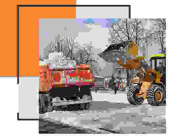 Вывоз снега в Барабинске