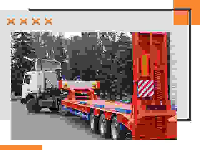 Перевозки на тралах и платформах в Барабинске